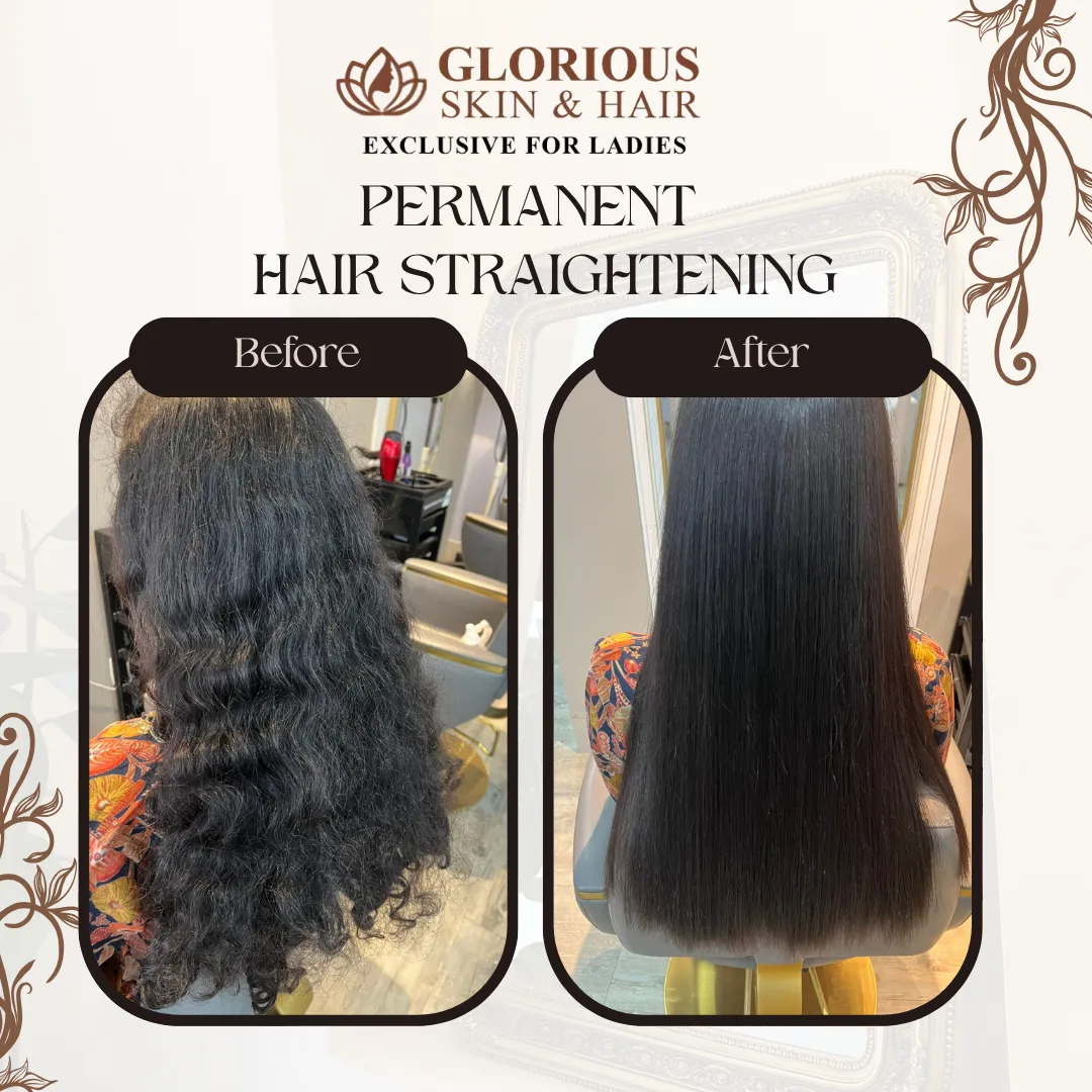 Permanent Hair Straightening Treatment in Vijayawada | Smooth & Frizz-Free Hair
